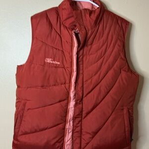 Burton Red Quilted Vest